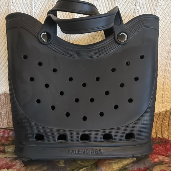 Balenciaga Handbags - Balenciaga crocs tote- black